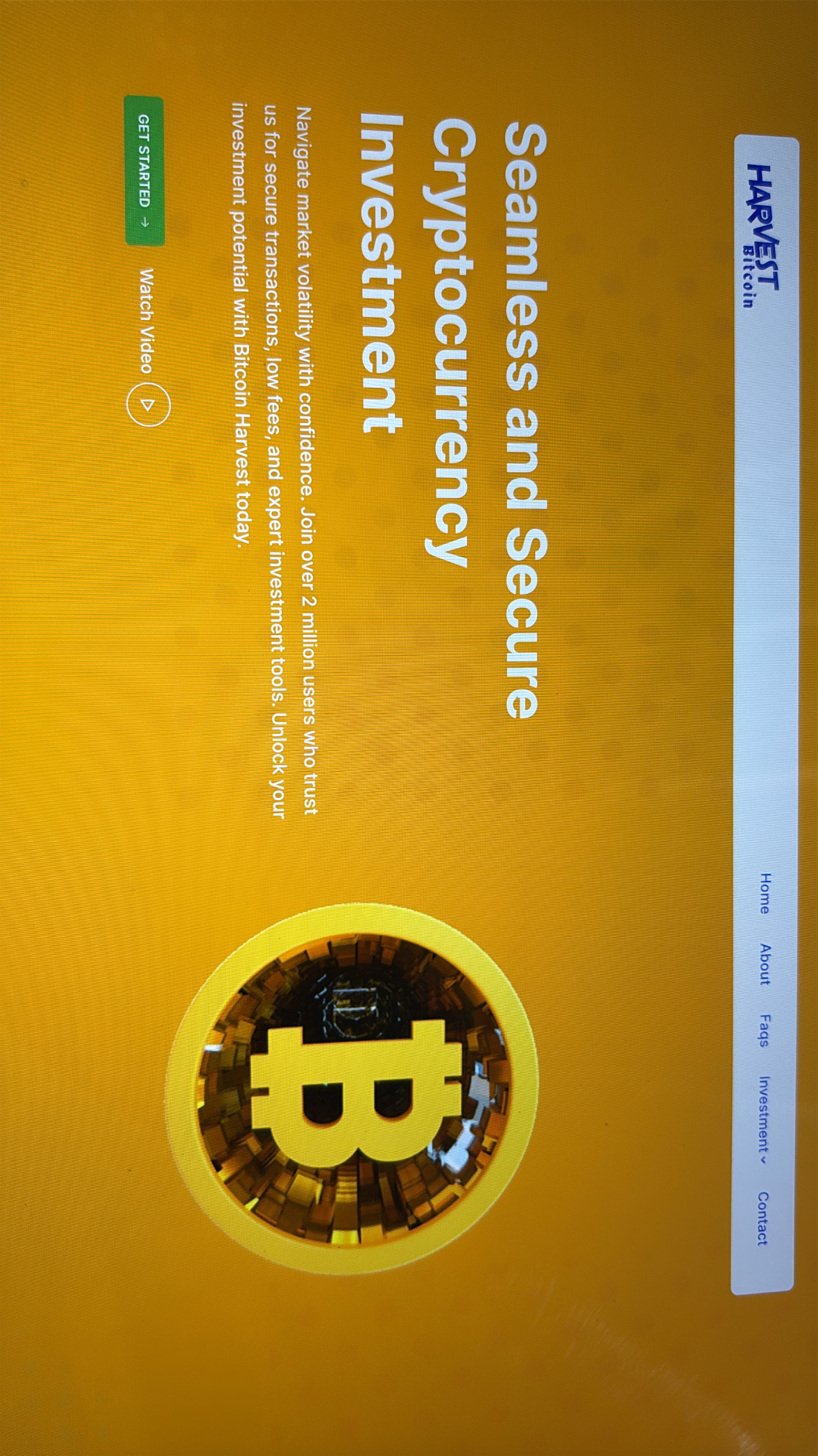 INVESTMENT WITH BITCOIN HARVEST